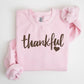 Thankful Heart Graphic Fleece Sweatshirts