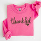 Thankful Heart Graphic Fleece Sweatshirts