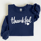 Thankful Heart Graphic Fleece Sweatshirts