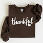 Thankful Heart Graphic Fleece Sweatshirts