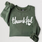 Thankful Heart Graphic Fleece Sweatshirts