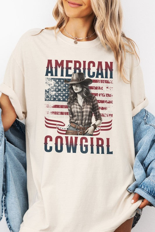 American Cowgirl Western, Garment Dye Tee