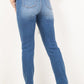 MESH TUMMY CONTROL HIGH RISE STRAIGHT JEANS