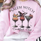 Salem Witch Cocktail Club Halloween Sweatshirt