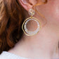 Georgia Earrings - Gold Flake