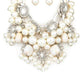 Mix Pearls Statement Oversize Necklace Set