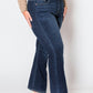 PLUS CORSET HIGH RISE DOUBLE WAIST BOOTCUT JEANS