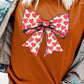 Heart Coquette Bow Valentine's Graphic Tee