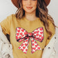 Heart Coquette Bow Valentine's Graphic Tee