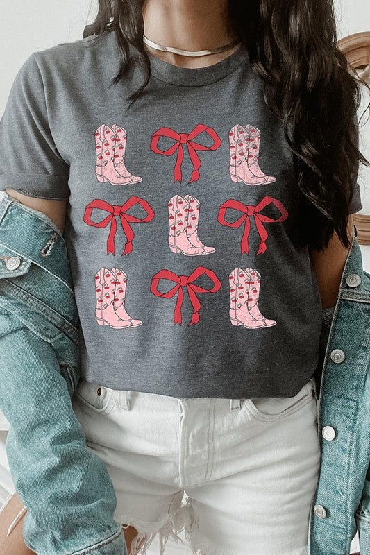 Croquette Cowgirl Valentine Graphic Tee