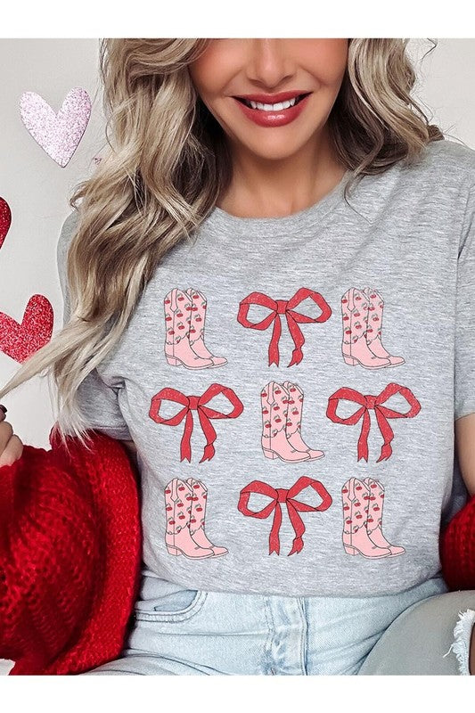 Croquette Cowgirl Valentine Graphic Tee