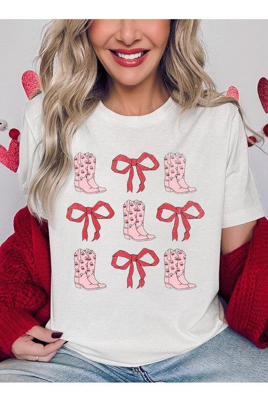 Croquette Cowgirl Valentine Graphic Tee