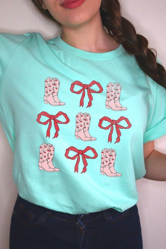 Croquette Cowgirl Valentine Graphic Tee