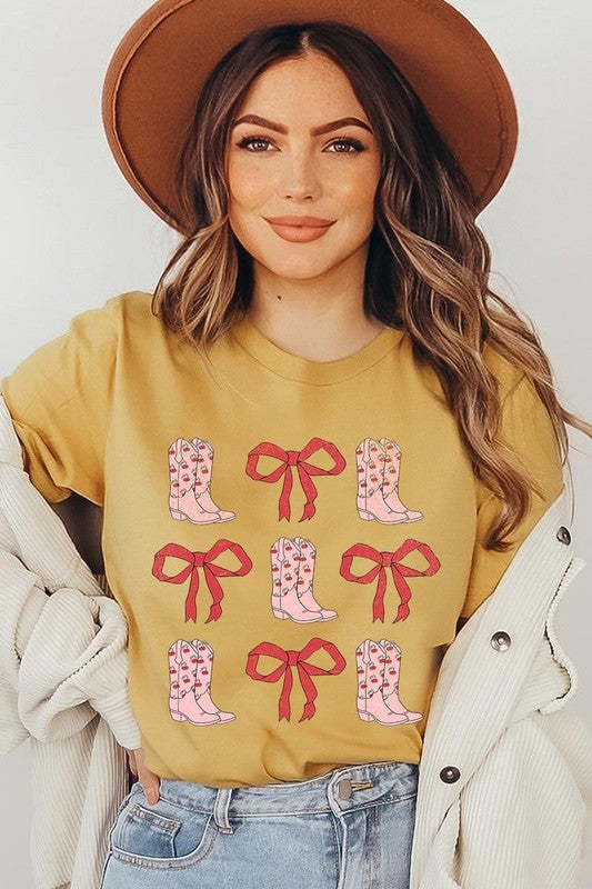 Croquette Cowgirl Valentine Graphic Tee