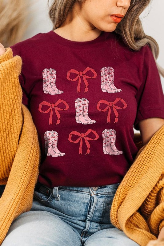 Croquette Cowgirl Valentine Graphic Tee