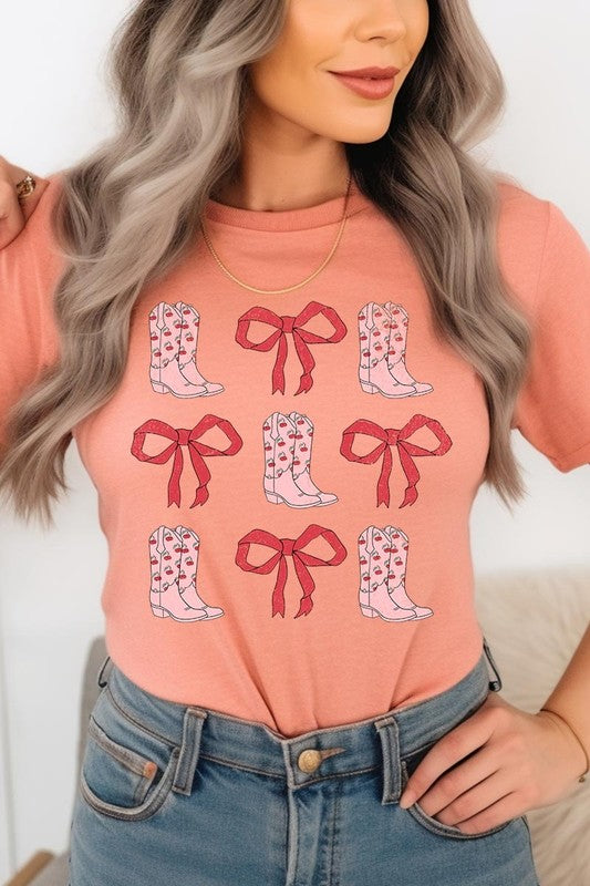 Croquette Cowgirl Valentine Graphic Tee