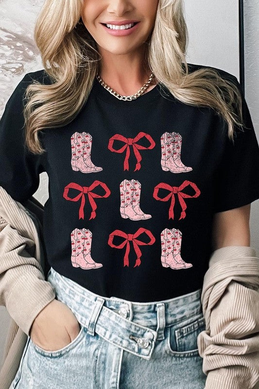 Croquette Cowgirl Valentine Graphic Tee