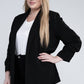 Plus Shawl Lapel Blazer