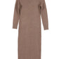 V-Neck Sweater Maxi Dress