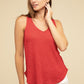 V Neck Sleeveless Cami Top