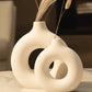 Modern Ceramic Vase Round Shape - 2 pcs/set