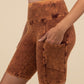 Mineral Wash Wide Waistband Pocket Leggings