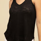 V Neck Sleeveless Cami Top