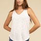 V Neck Sleeveless Cami Top