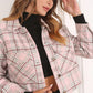 Plaid crop jacket