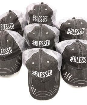 Hashtag Blessed Embroidered Hat