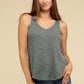 V Neck Sleeveless Cami Top