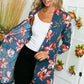 FLORAL LONG SLEEVE CARDIGAN