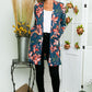 FLORAL LONG SLEEVE CARDIGAN