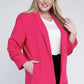 Plus Shawl Lapel Blazer