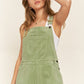 Corduroy Adjustable Shoulder Straps Overall PLUS