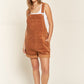 Corduroy Adjustable Shoulder Straps Overall PLUS