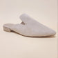 GEM-39 - POINTED TOE SLIP ON MULE FLATS