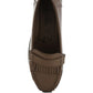 Croyda Fringed Nubuck Loafers