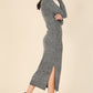 V-Neck Sweater Maxi Dress