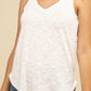 V Neck Sleeveless Cami Top