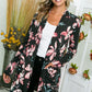 FLORAL LONG SLEEVE CARDIGAN