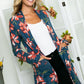 FLORAL LONG SLEEVE CARDIGAN