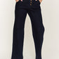 HIGH WAISTED BUTTON WIDE LEG JEANS JBJ1087P