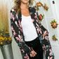 FLORAL LONG SLEEVE CARDIGAN