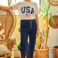 HIGH WAISTED BUTTON WIDE LEG JEANS JBJ1087